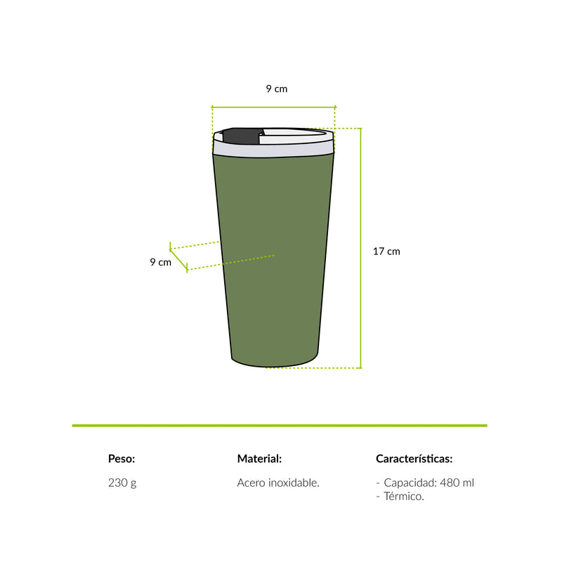 Vaso térmico Chucao 480 ml