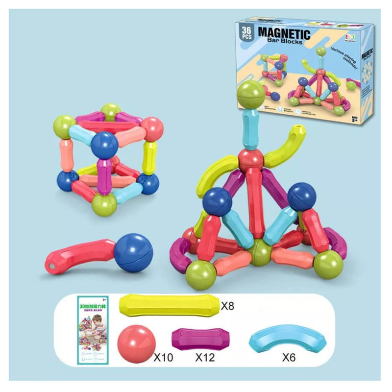 Magnetic Bar Blocks® - Bloques Magnéticos