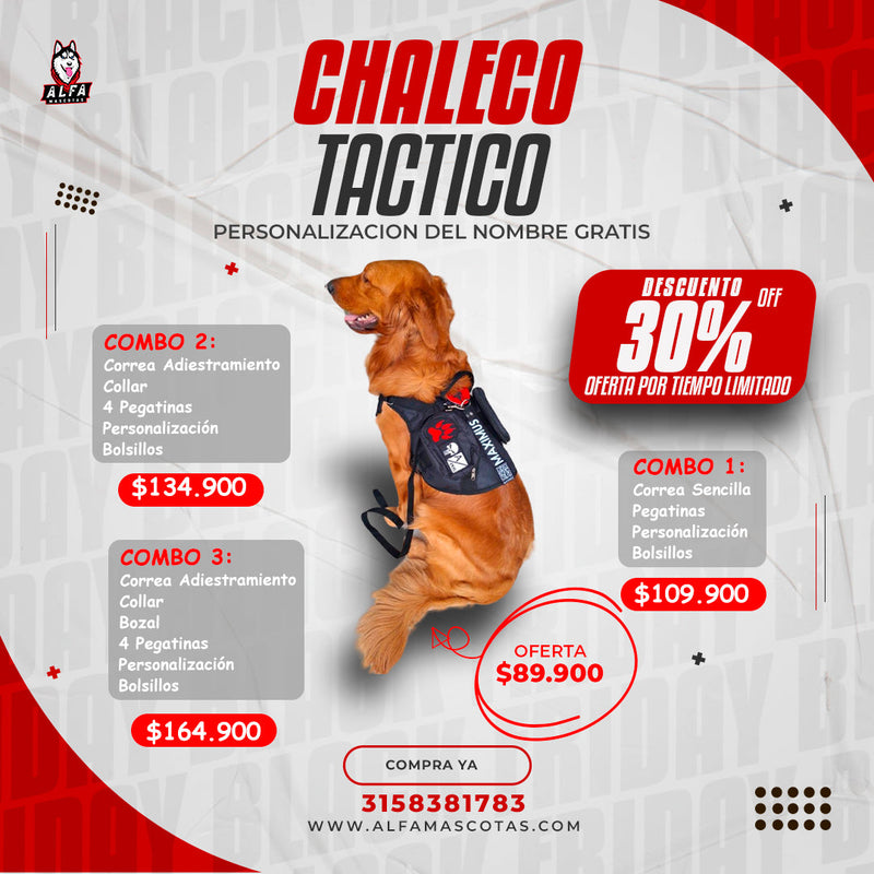 CHALECO TÁCTICO: Seguridad Antitirones en Cada Paseo